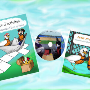 trousse éducative: 2 livres papiers et un dvd